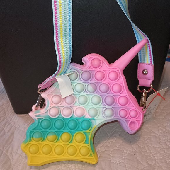 NEW Girls' Unicorn Pop It Crossbody Bag - Cat & Jack™ - Picture 4 of 6